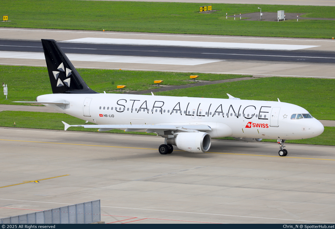 Photo of HB-IJO - Airbus A320-214 operated by Swiss International Air Lines