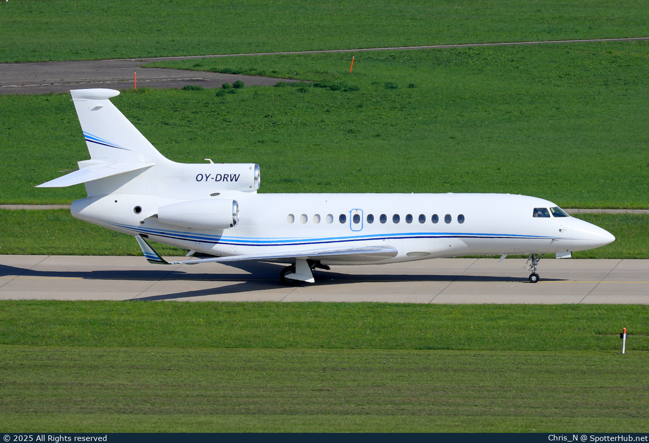 Photo of OY-DRW - Dassault Falcon 7X operated by Air Alsie