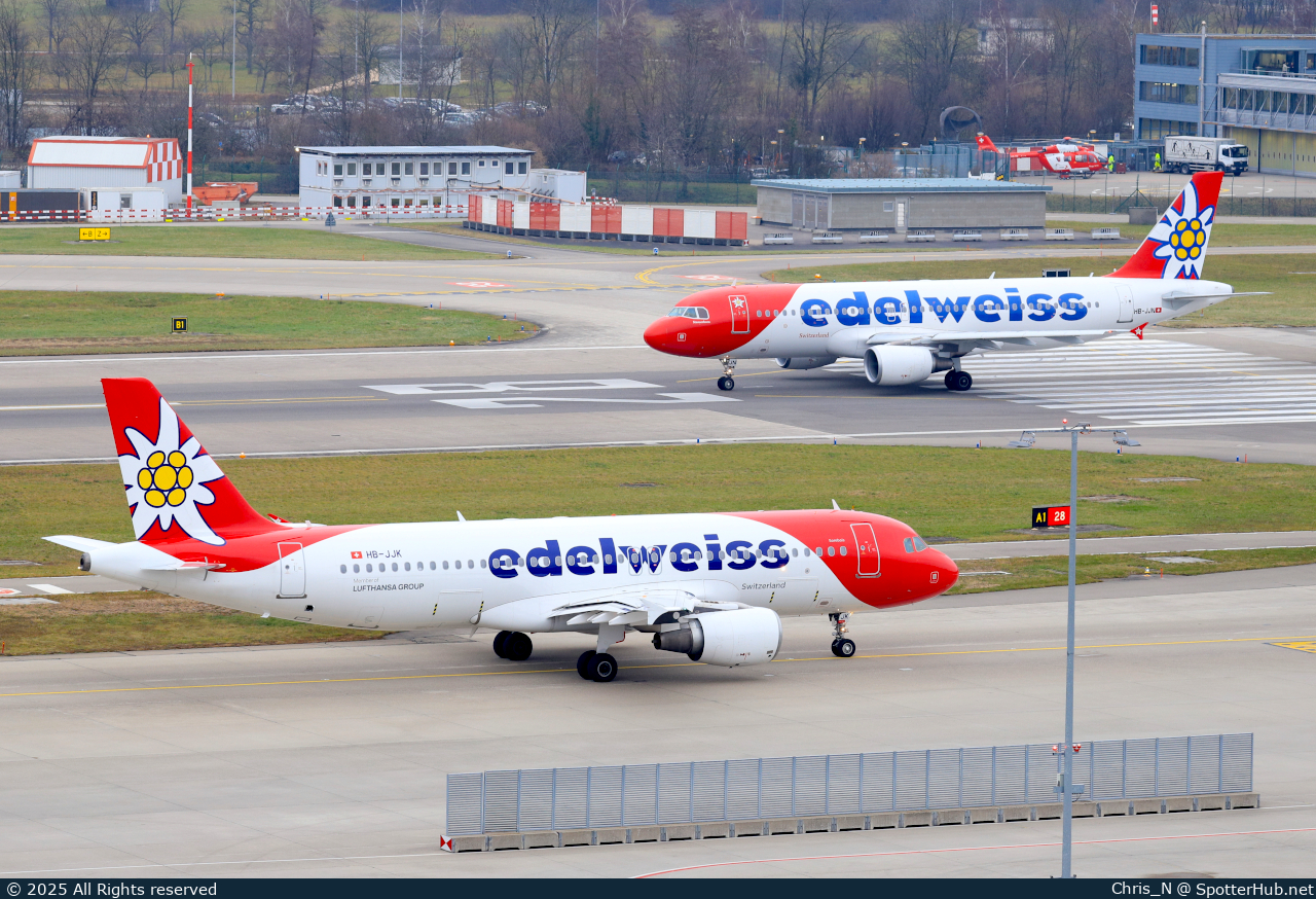 Photo of HB-JJK - Airbus A320-214 operated by Edelweiss Air