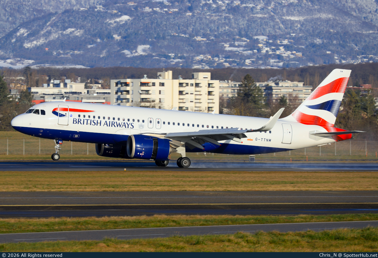 Photo of G-TTNM - Airbus A320-251N operated by British Airways