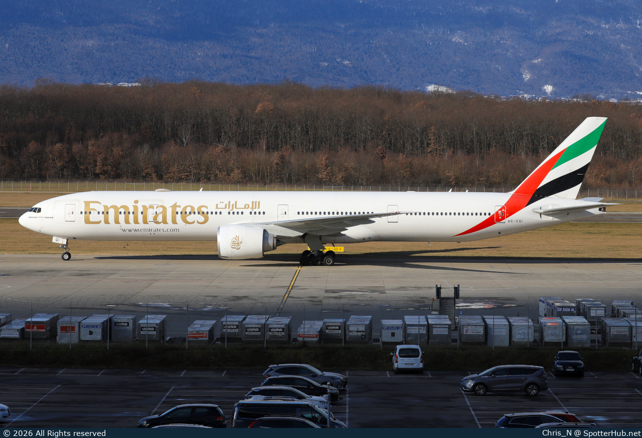 Photo of A6-EQI - Boeing 777-31H(ER) operated by Emirates