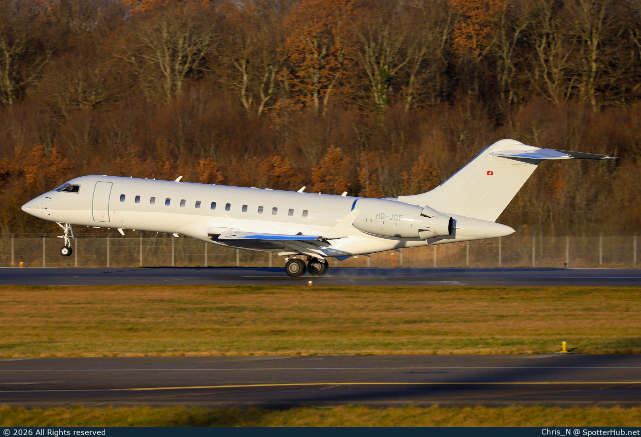 Photo of HB-JGF - Bombardier Global Express operated by Haute Aviation