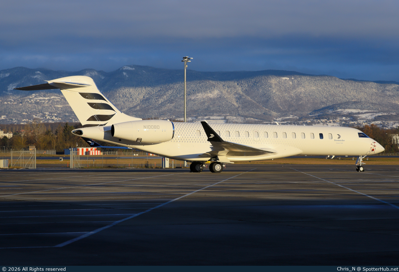 Photo of N100BD - Bombardier Global 7500 operated by Bombardier Aerospace