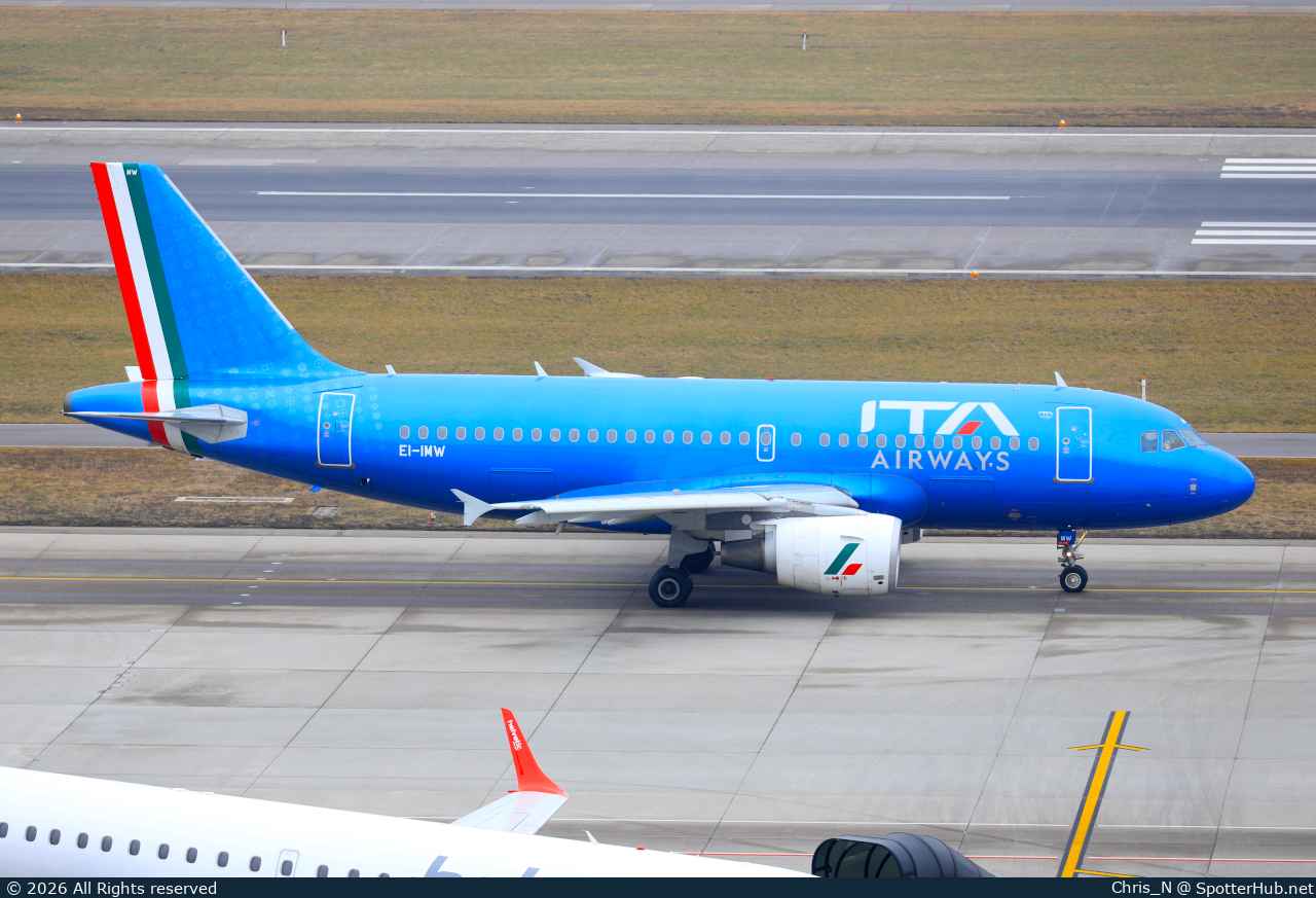 Photo of EI-IMW - Airbus A319-112 operated by ITA Airways