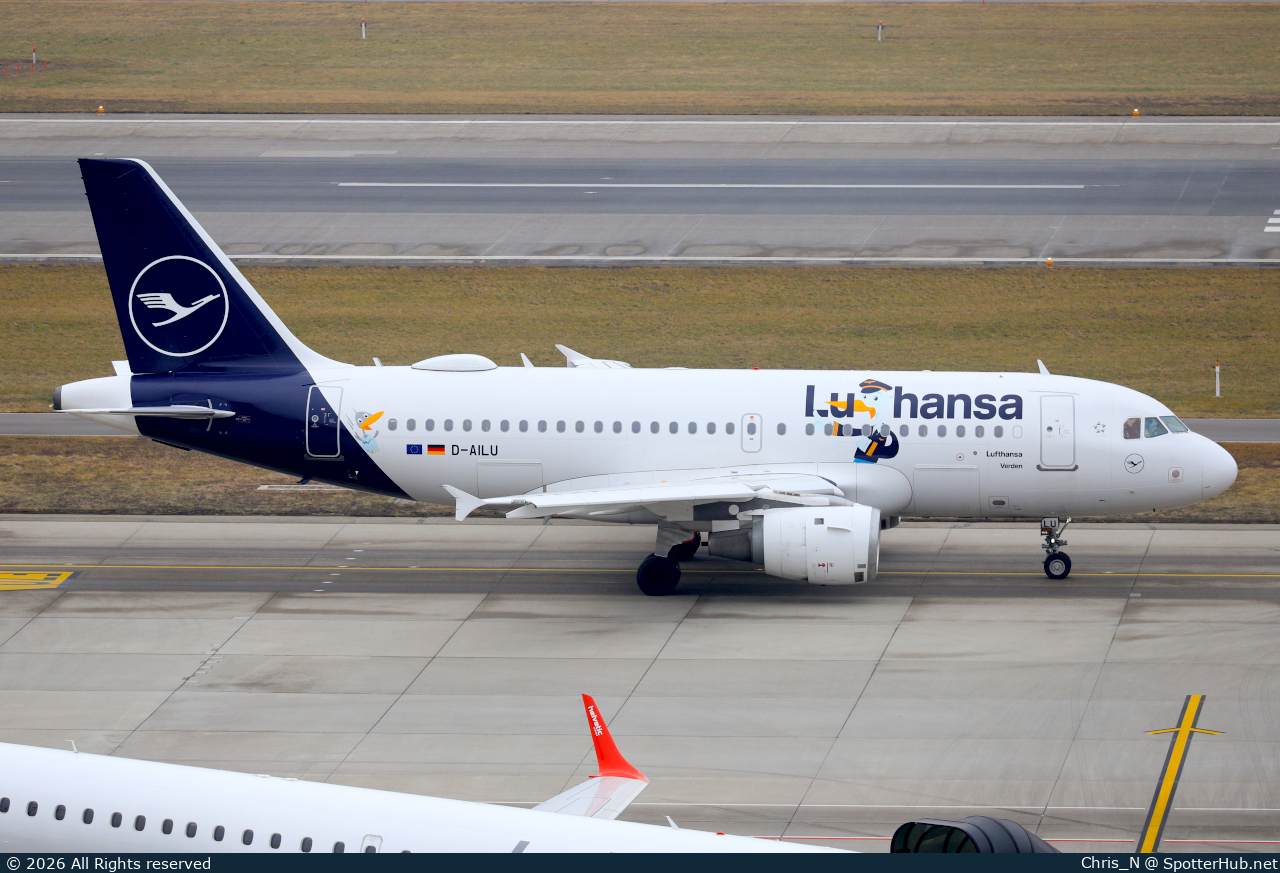 Photo of D-AILU - Airbus A319-114 operated by Lufthansa