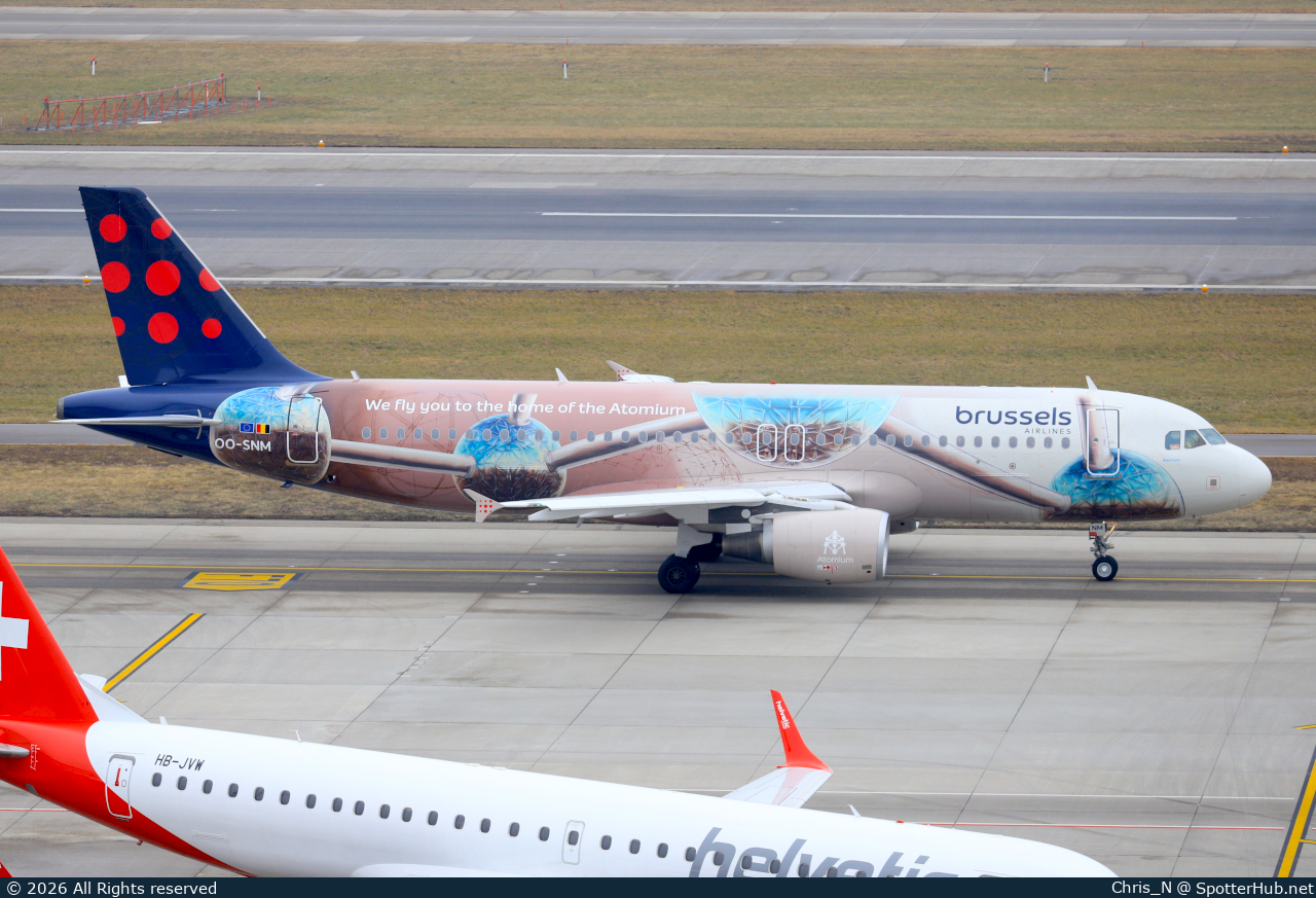 Photo of OO-SNM - Airbus A320-214 operated by Brussels Airlines