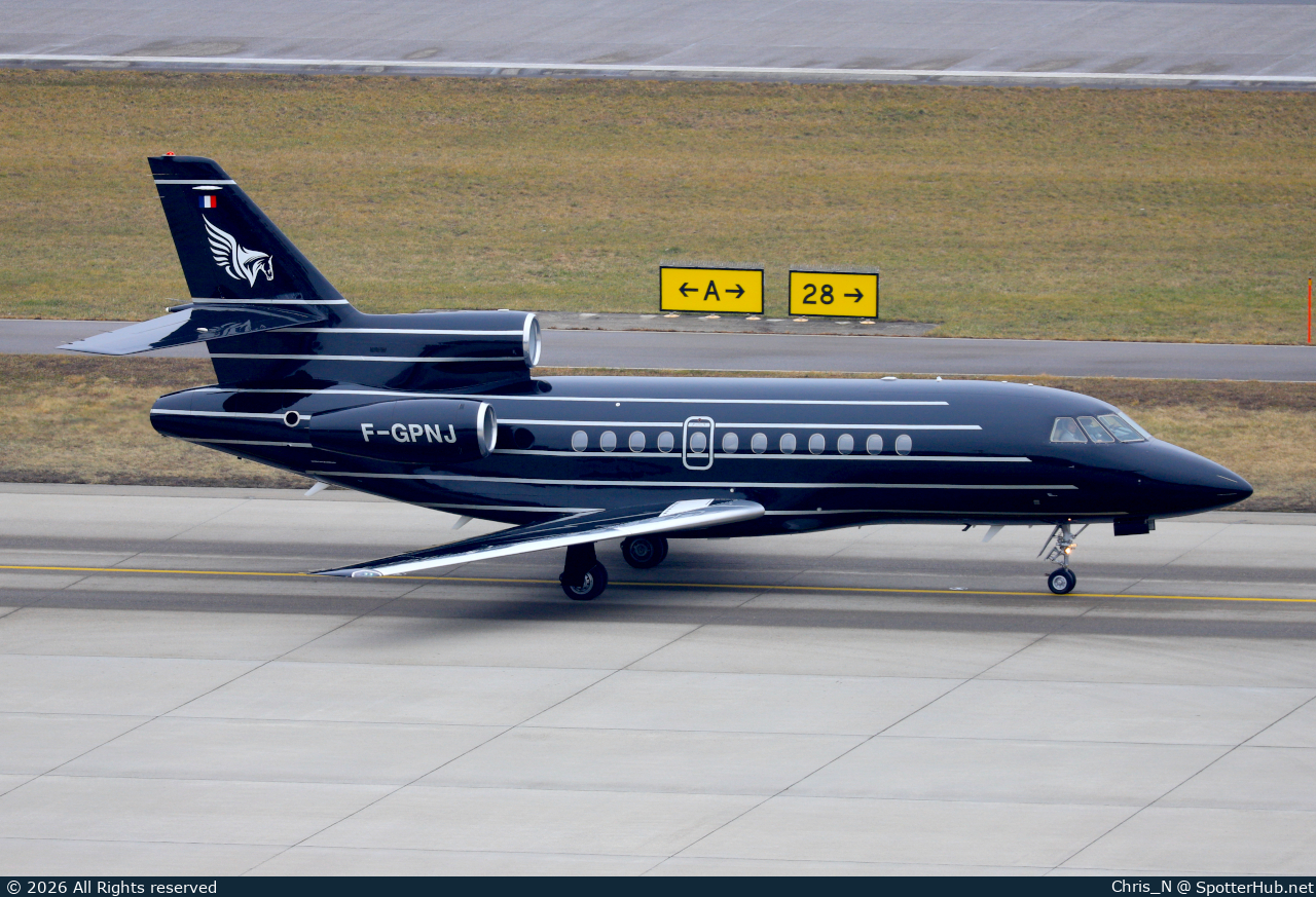 Photo of F-GPNJ - Dassault Falcon 900EX operated by Luxaviation France