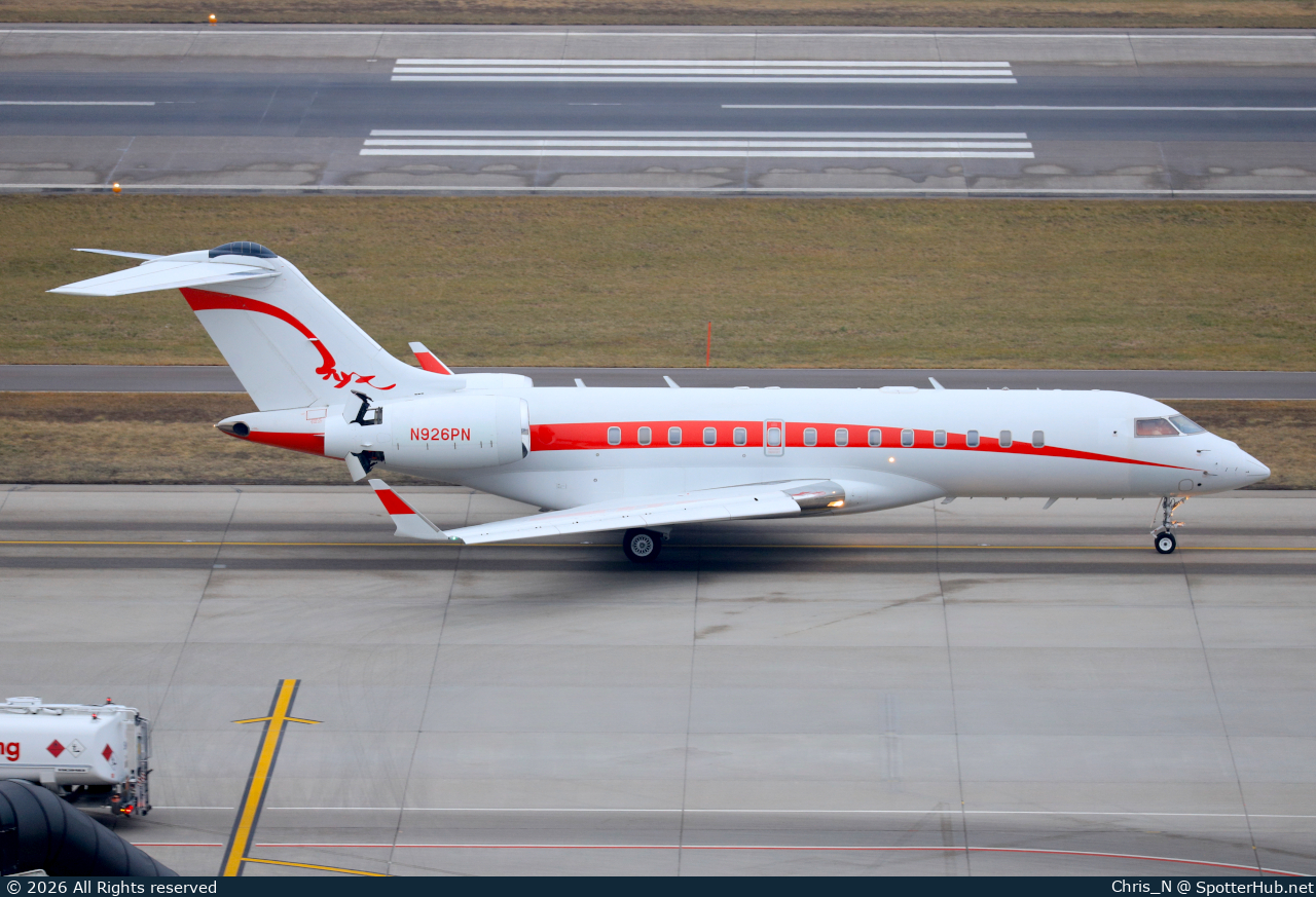 Photo of N926PN - Bombardier Global Express operated by Planet Nine Private Air