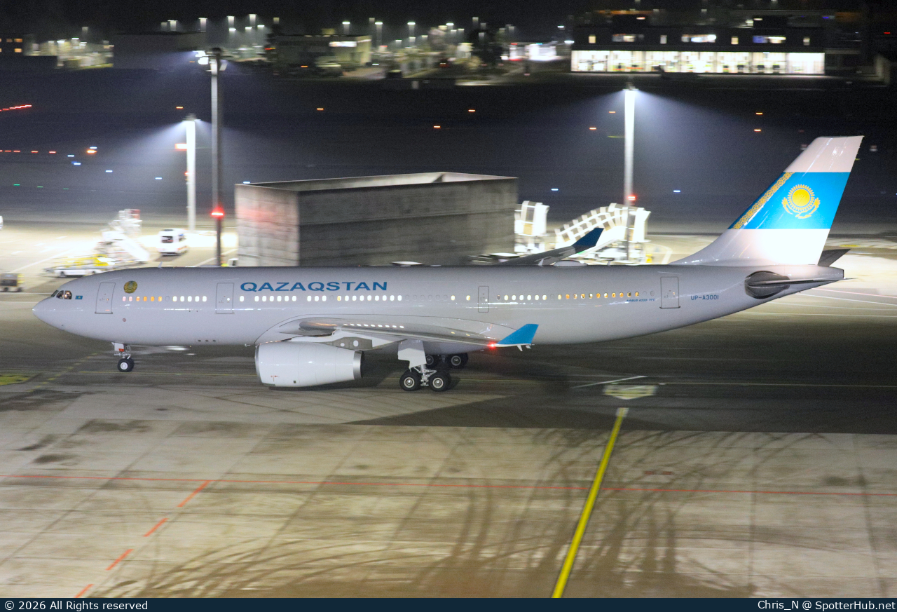 Photo of UP-A3001 - Airbus A330-243 operated by Government of Kazakhstan