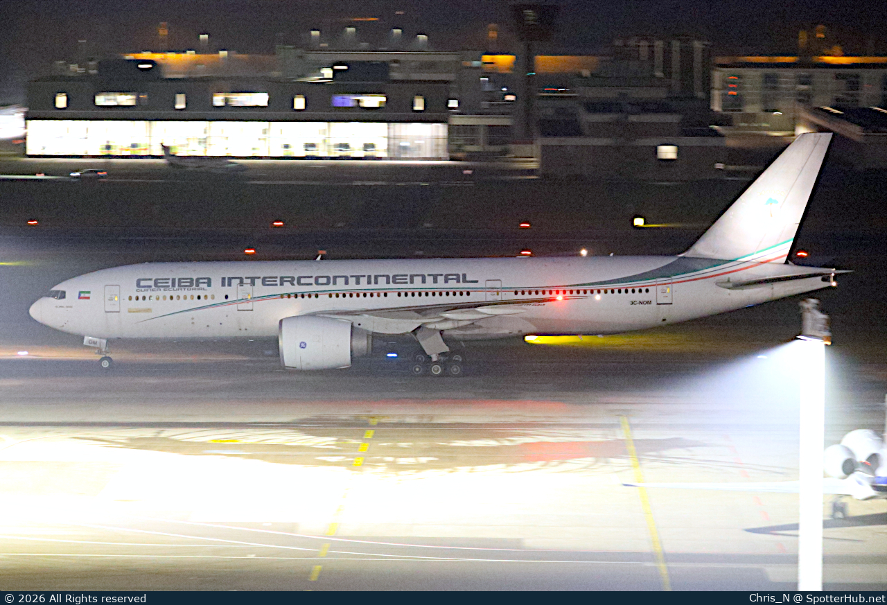 Photo of 3C-NOM - Boeing 777-2FB(LR) operated by Ceiba Intercontinental