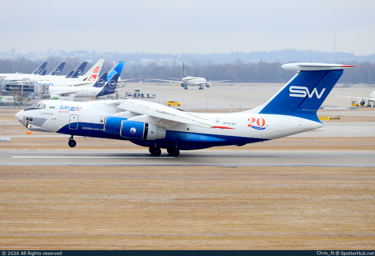 Photo of 4K-AZ100 - Ilyushin Il-76TD-90VD operated by Silk Way Airlines