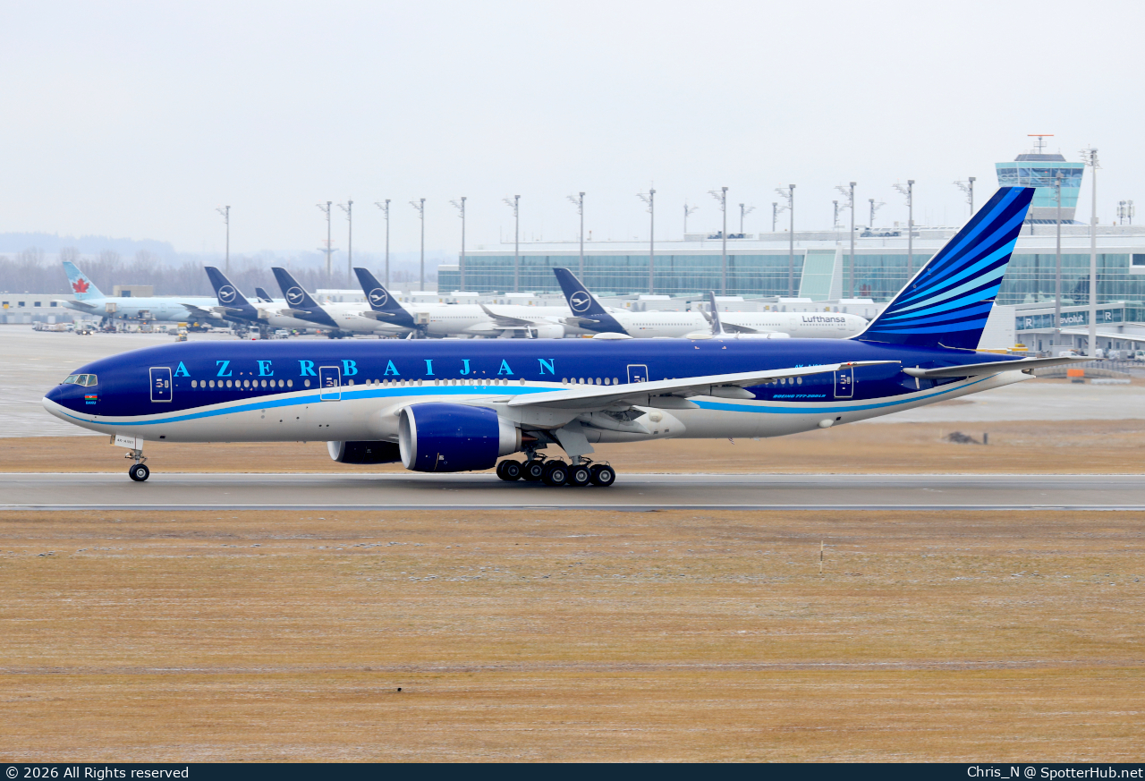 Photo of 4K-AI001 - Boeing 777-200LR operated by Government of Azerbaijan