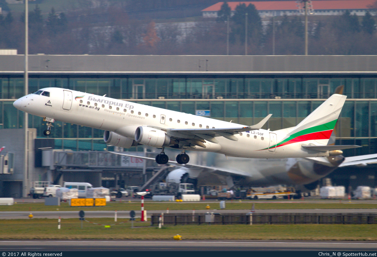 Photo of LZ-SOF - Embraer ERJ-190AR operated by Bulgaria Air