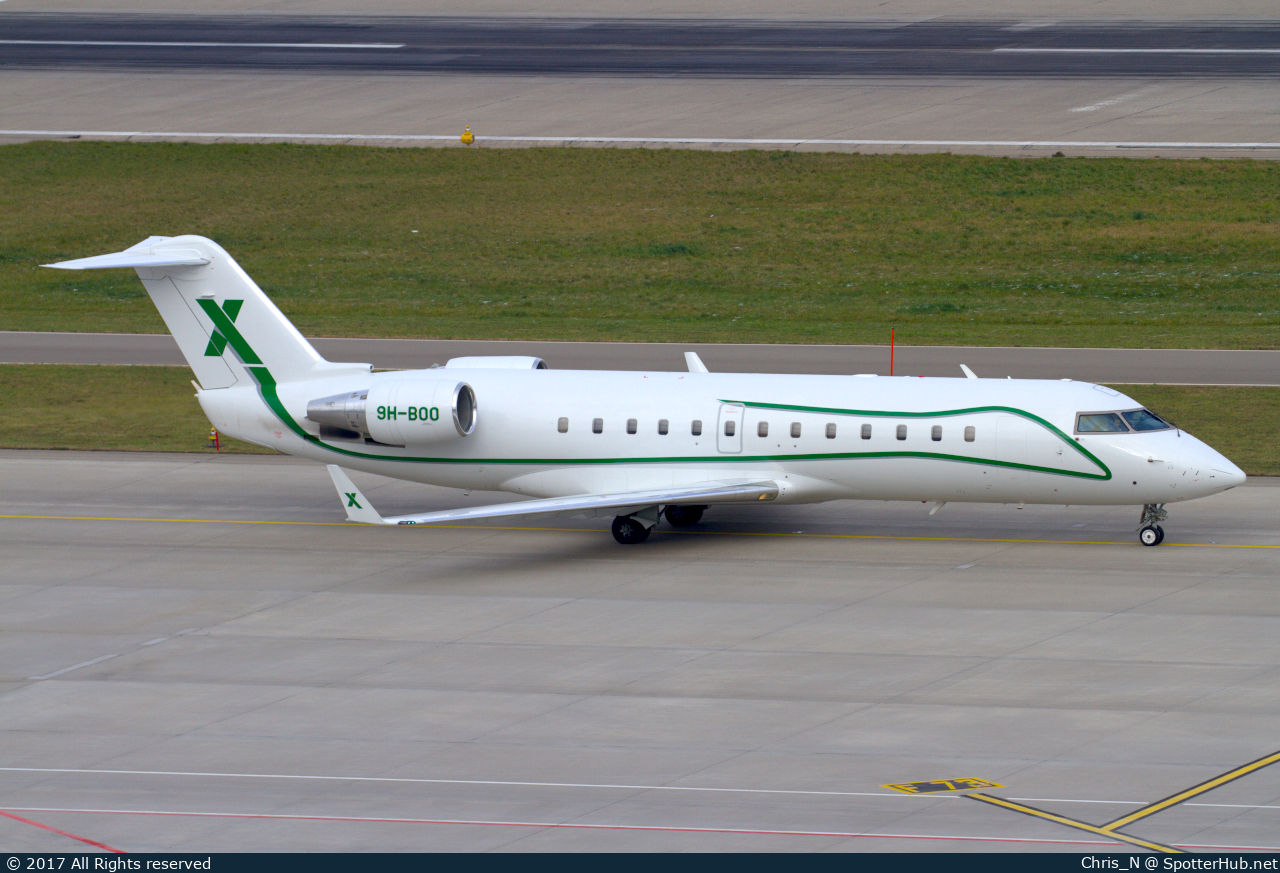 Photo of 9H-BOO - Bombardier Challenger 850 operated by AirX Charter