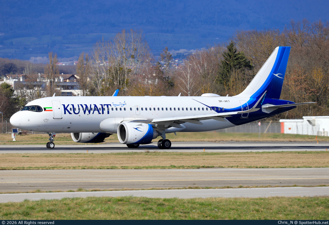 Photo of 9K-AKT - Airbus A320-251N operated by Kuwait Airways