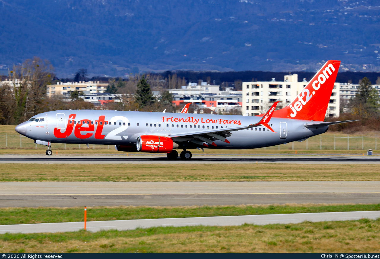 Photo of G-DRTI - Boeing 737-8FH operated by Jet2