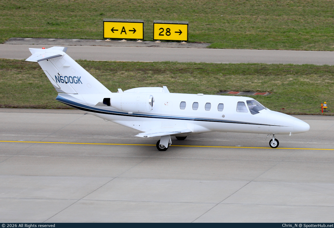 Photo of N600GK - Cessna 525 CitationJet operated by Private