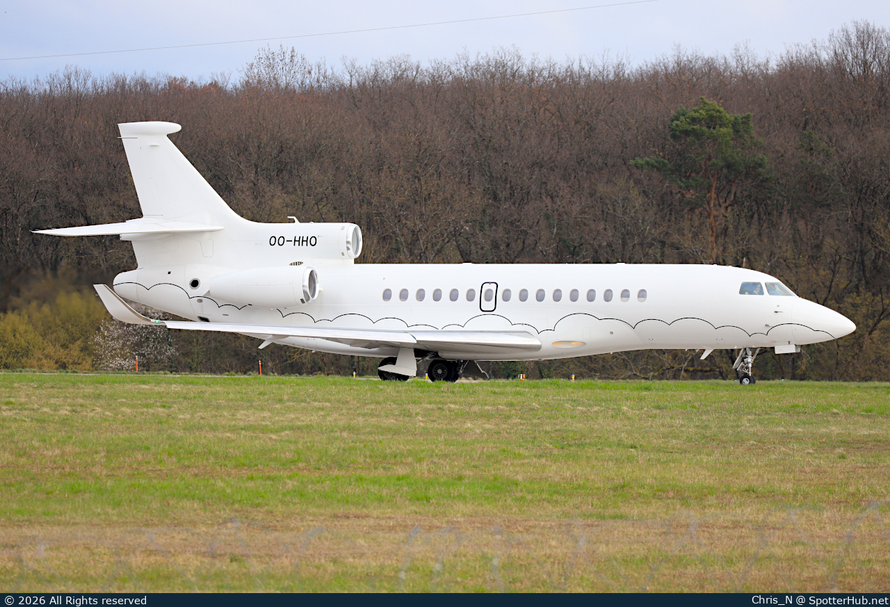 Photo of OO-HHO - Dassault Falcon 8X operated by Luxaviation Belgium