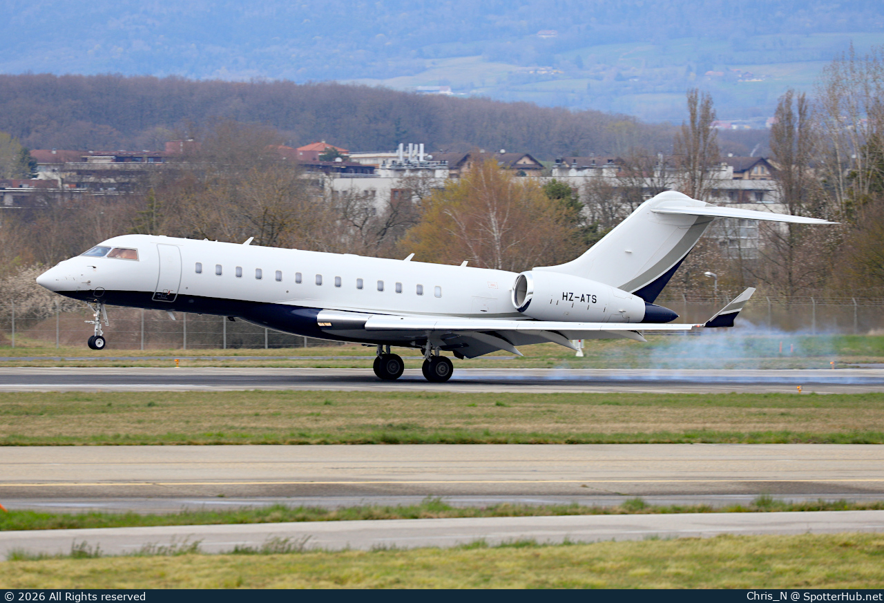Photo of HZ-ATS - Bombardier Global 6500 operated by Al-Atheer Aviation
