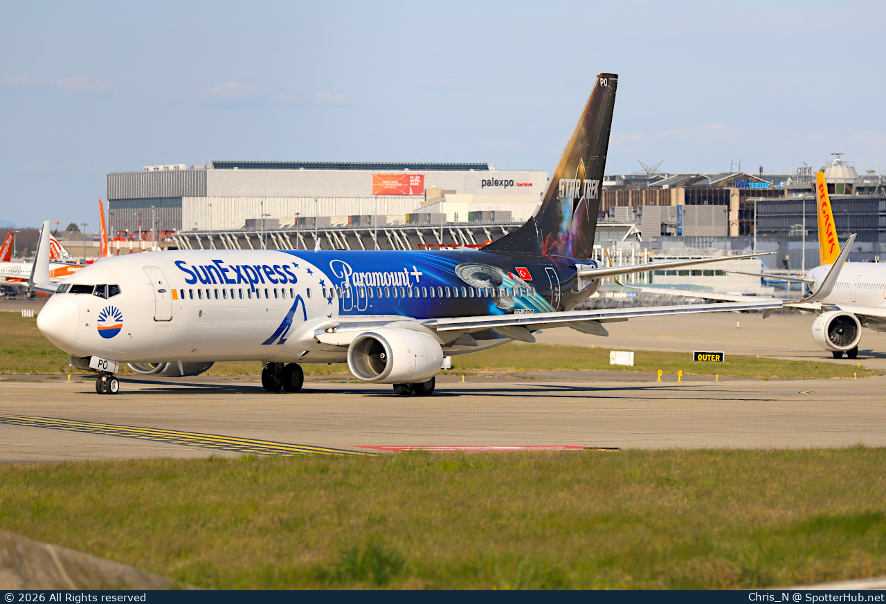 Photo of TC-SPO - Boeing 737-8MA operated by SunExpress