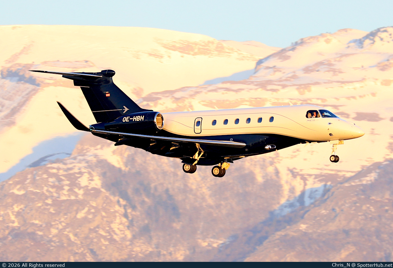 Photo of OE-HBH - Embraer Praetor 600 operated by Sparfell Luftfahrt