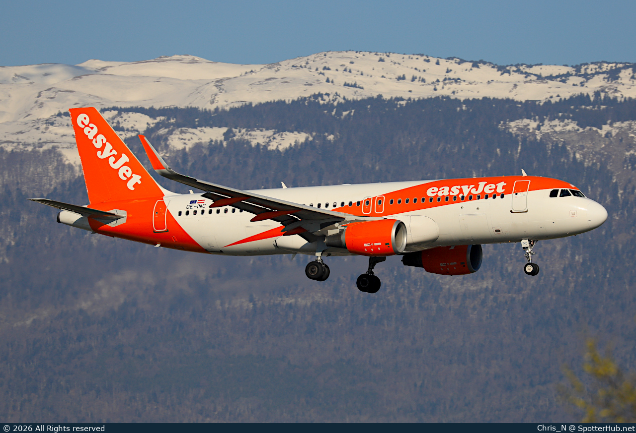 Photo of OE-INC - Airbus A320-214 operated by easyJet Europe