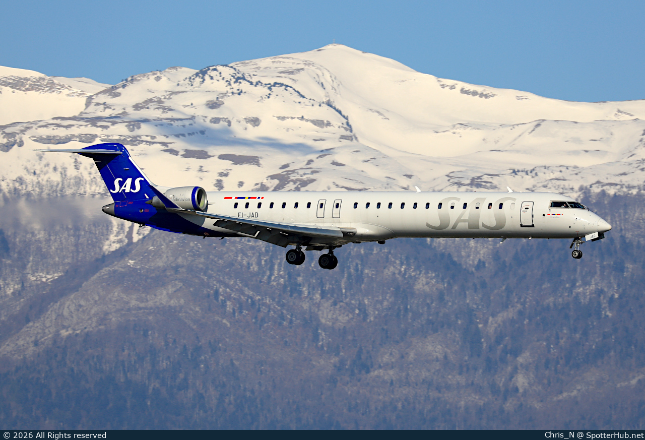 Photo of EI-JAD - Bombardier CRJ-900ER operated by SAS Scandinavian Airlines (opb CityJet)