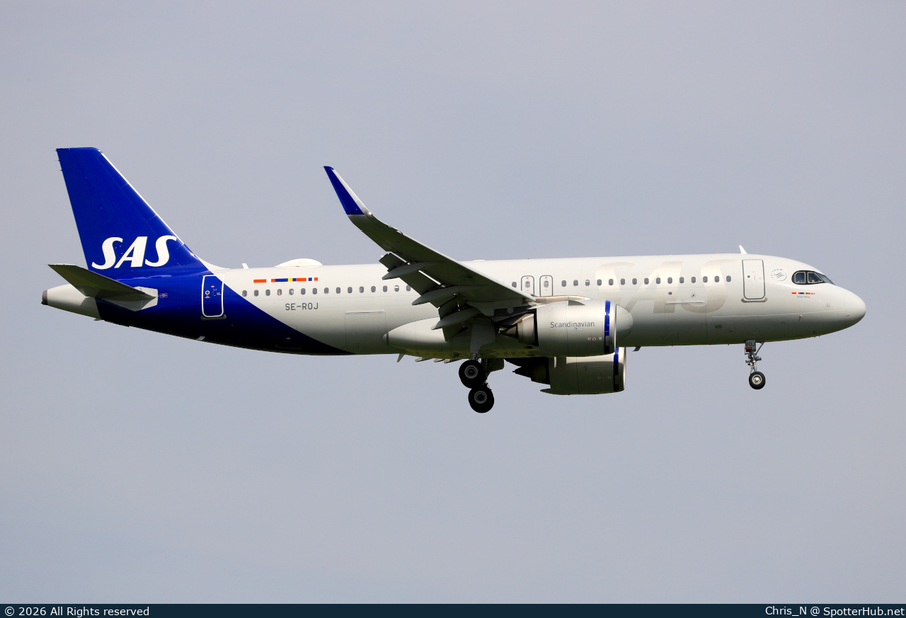 Photo of SE-ROJ - Airbus A320-251N operated by SAS Scandinavian Airlines