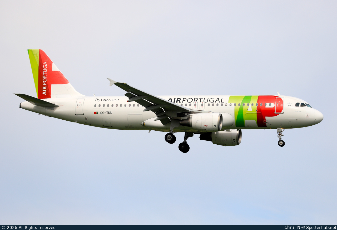 Photo of CS-TNN - Airbus A320-214 operated by TAP Air Portugal