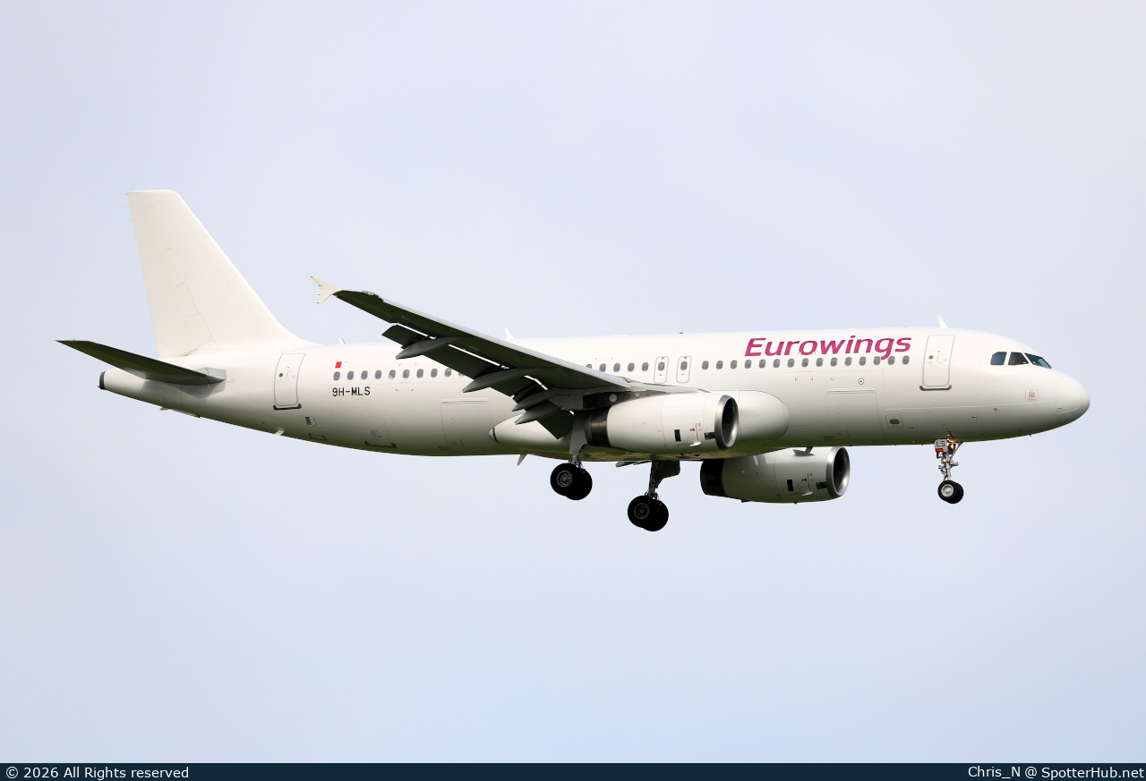 Photo of 9H-MLS - Airbus A320-232 operated by Eurowings (opb Avion Express Malta)