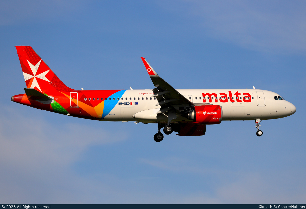 Photo of 9H-NED - Airbus A320-251N operated by KM Malta Airlines