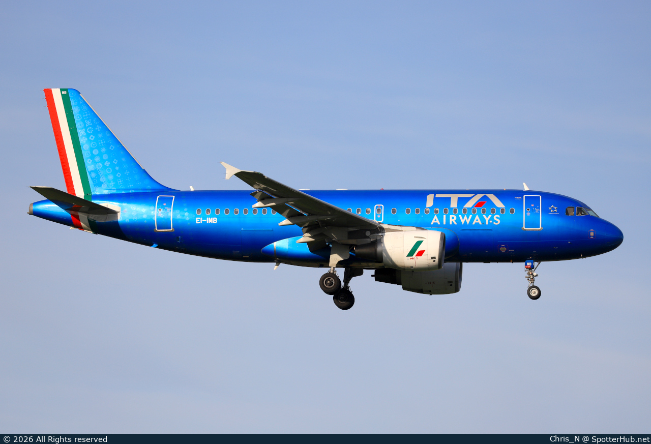 Photo of EI-IMB - Airbus A319-112 operated by ITA Airways