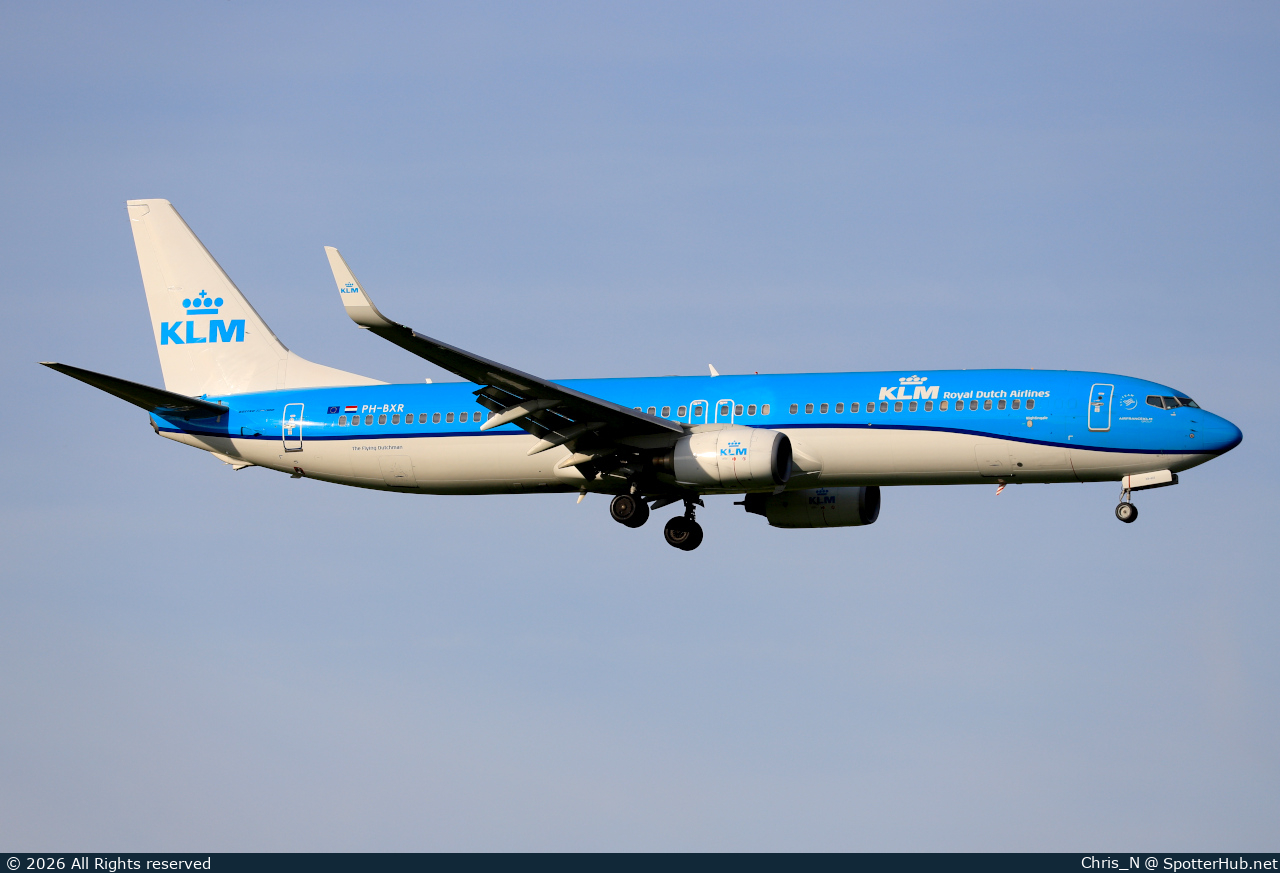 Photo of PH-BXR - Boeing 737-9K2 operated by KLM Royal Dutch Airlines