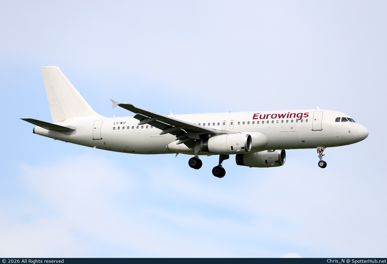 Photo of LY-WIZ - Airbus A320-232 operated by Eurowings (opb GetJet Airlines)