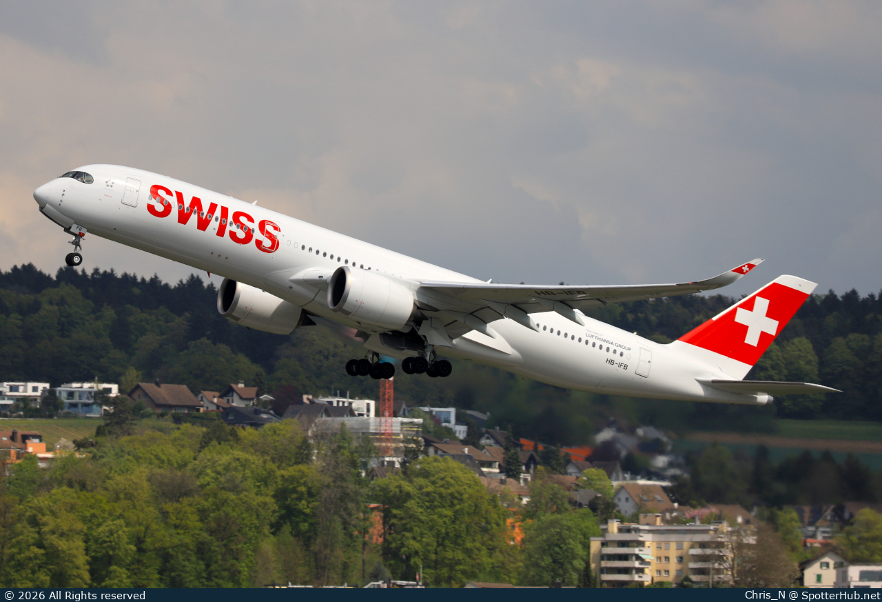 Photo of HB-IFB - Airbus A350-941 operated by Swiss International Air Lines