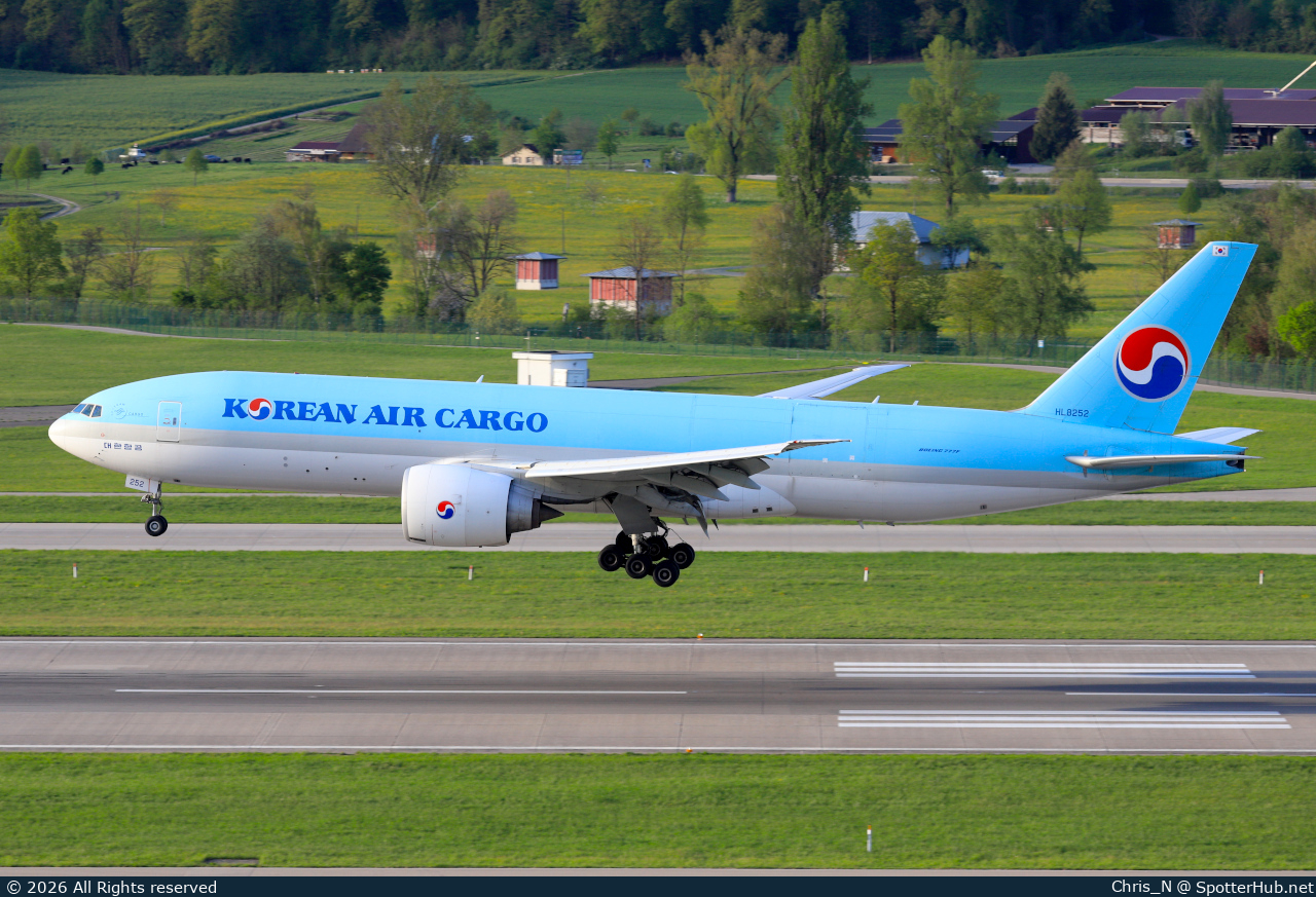 Photo of HL8252 - Boeing 777-FB5 operated by Korean Air Cargo