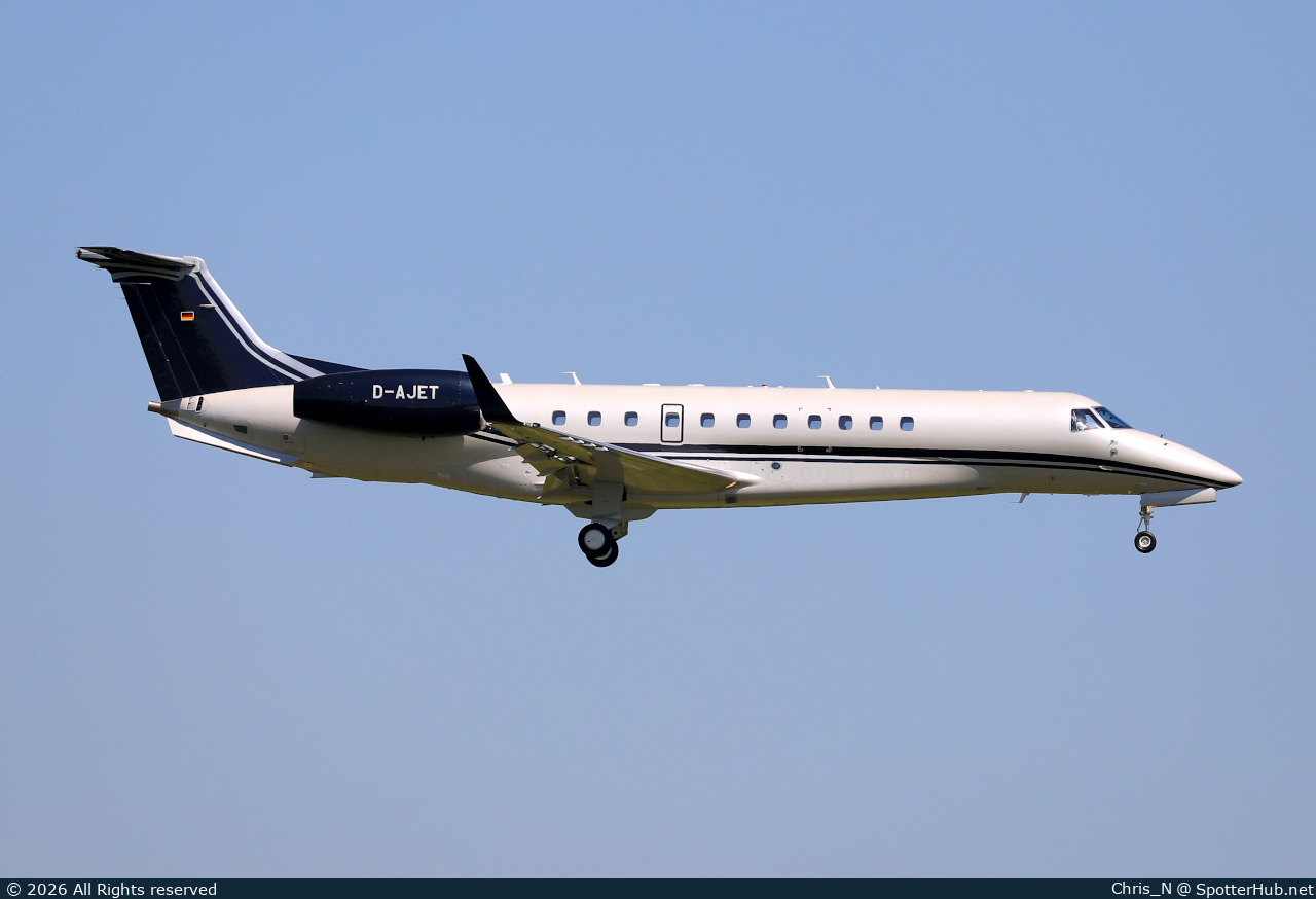 Photo of D-AJET - Embraer Legacy 650E operated by VistaJet Germany