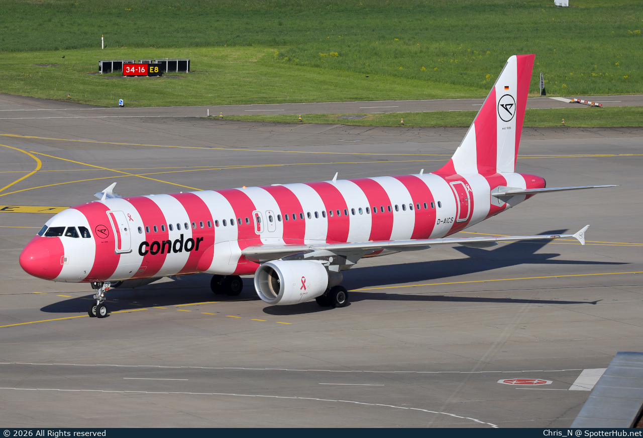 Photo of D-AICS - Airbus A320-214 operated by Condor