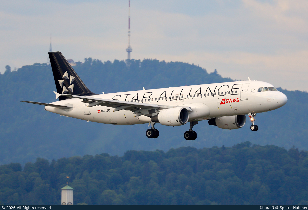 Photo of HB-IJO - Airbus A320-214 operated by Swiss International Air Lines