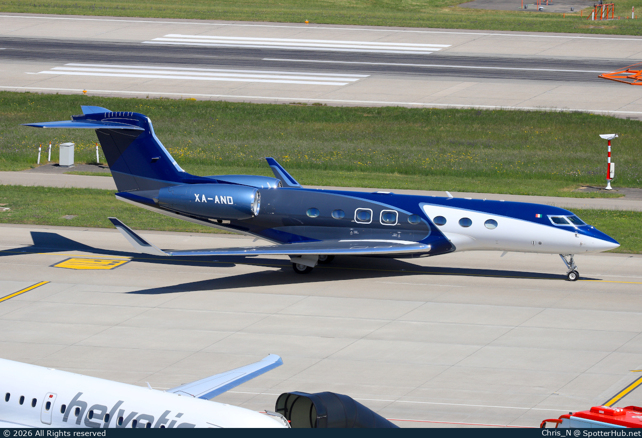 Photo of XA-AND - Gulfstream G650ER operated by Aerolíneas del Sol