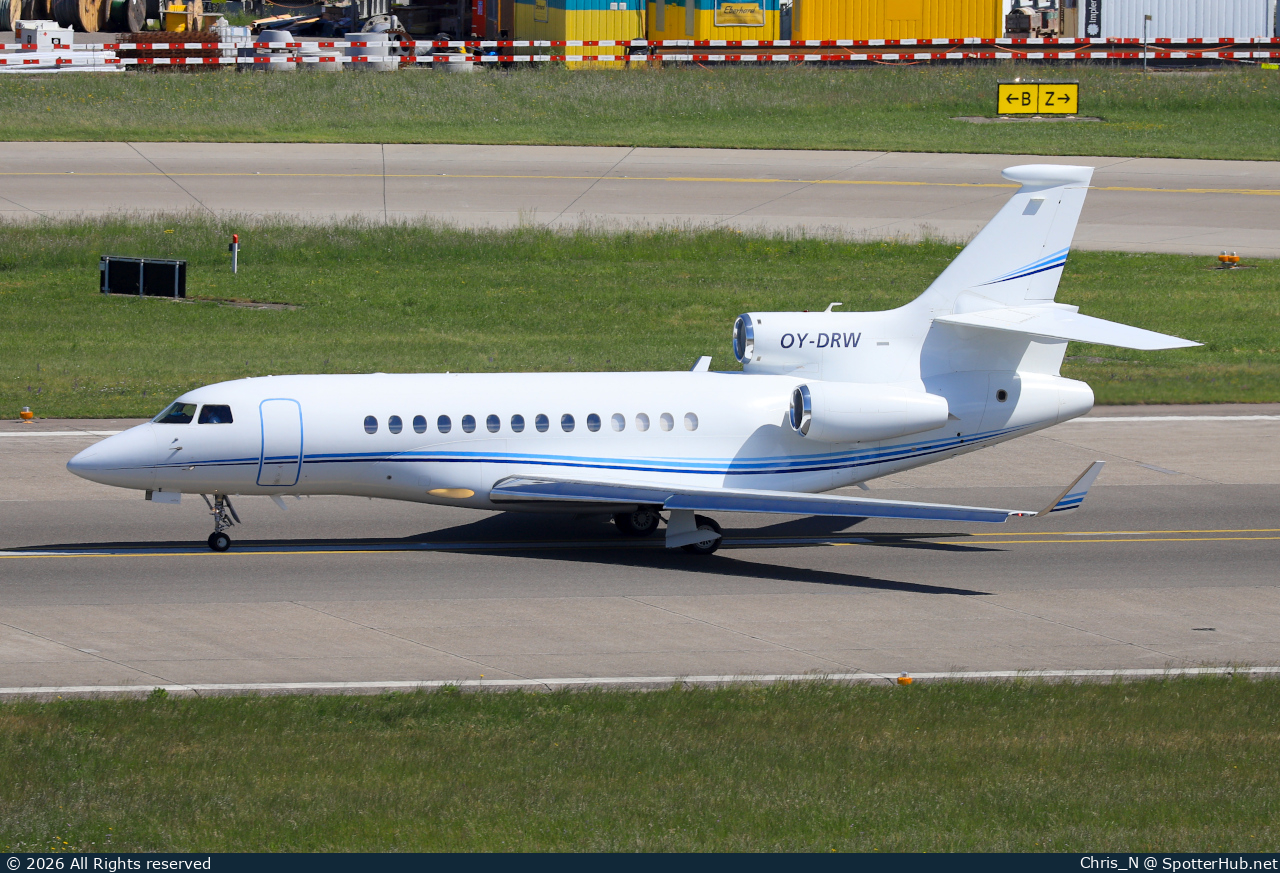 Photo of OY-DRW - Dassault Falcon 7X operated by Air Alsie