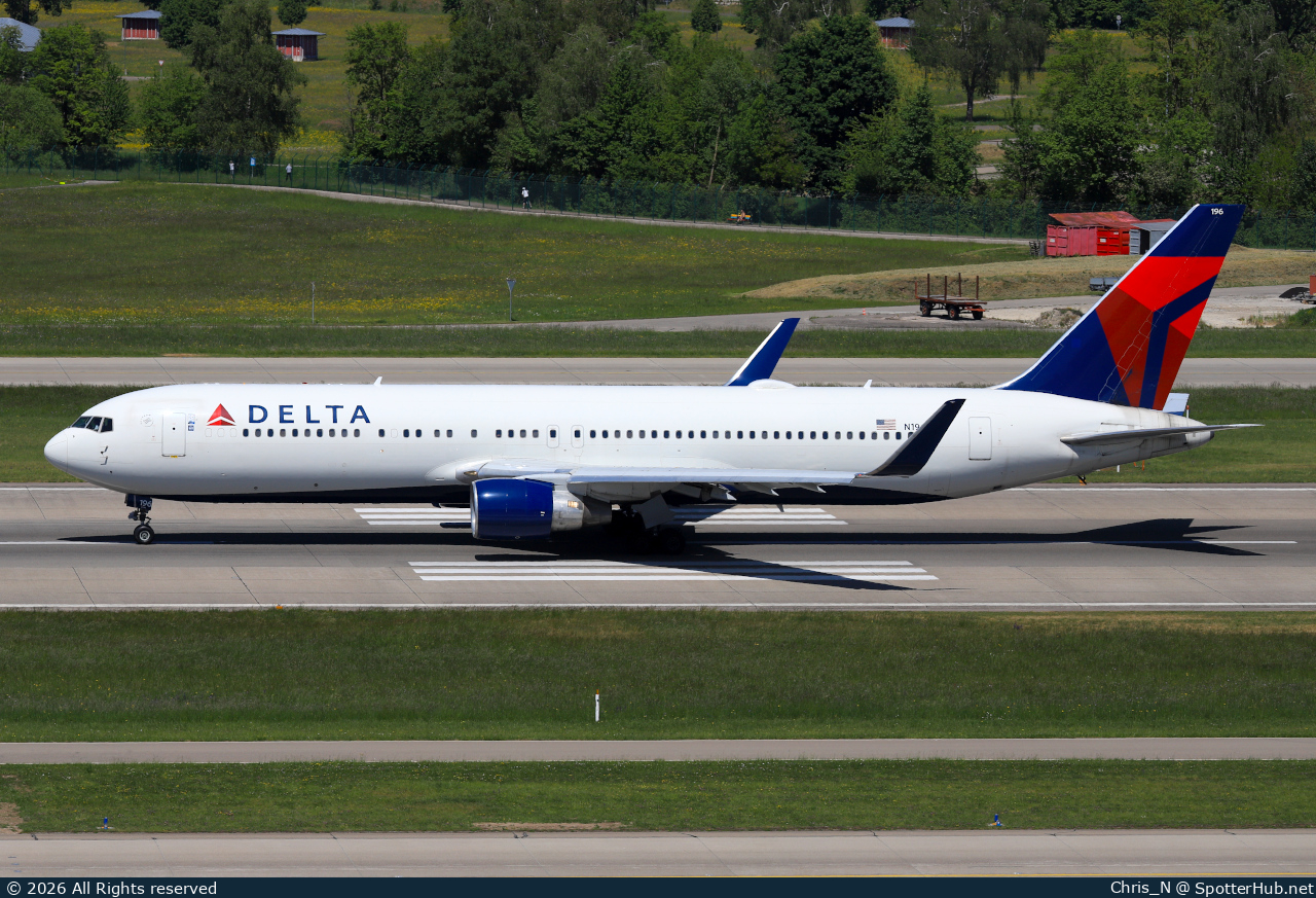 Photo of N196DN - Boeing 767-332(ER) operated by Delta Air Lines