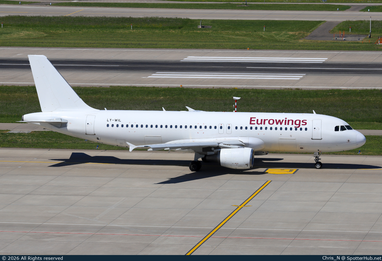 Photo of LY-WIL - Airbus A320-214 operated by Eurowings (opb GetJet Airlines)