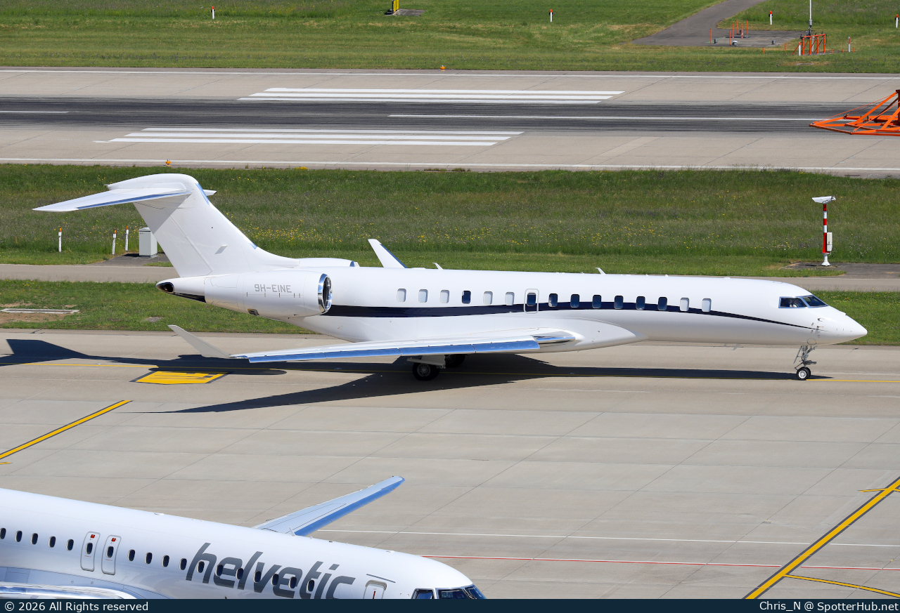 Photo of 9H-EINE - Bombardier Global 7500 operated by Sparfell Malta