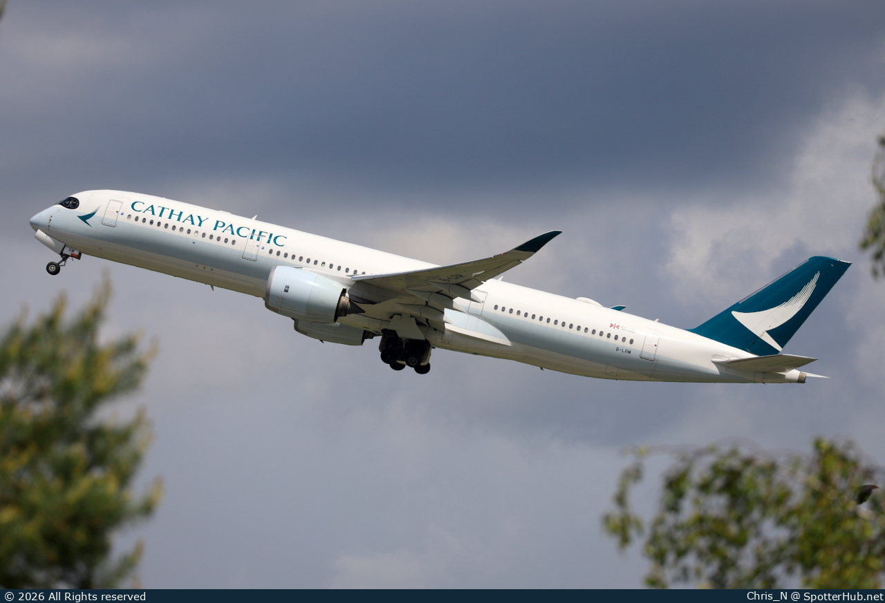 Photo of B-LRM - Airbus A350-941 operated by Cathay Pacific Airways