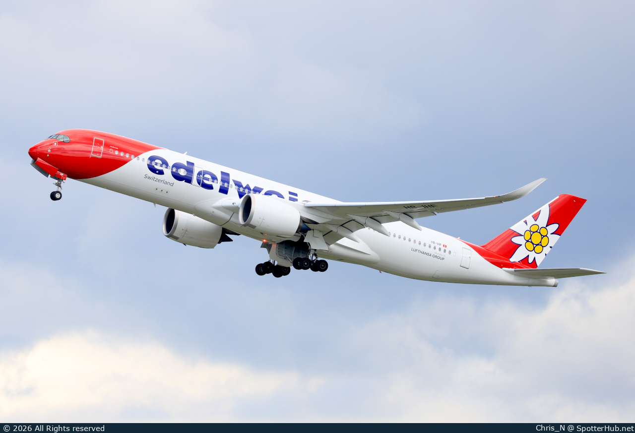Photo of HB-IHF - Airbus A350-941 operated by Edelweiss Air