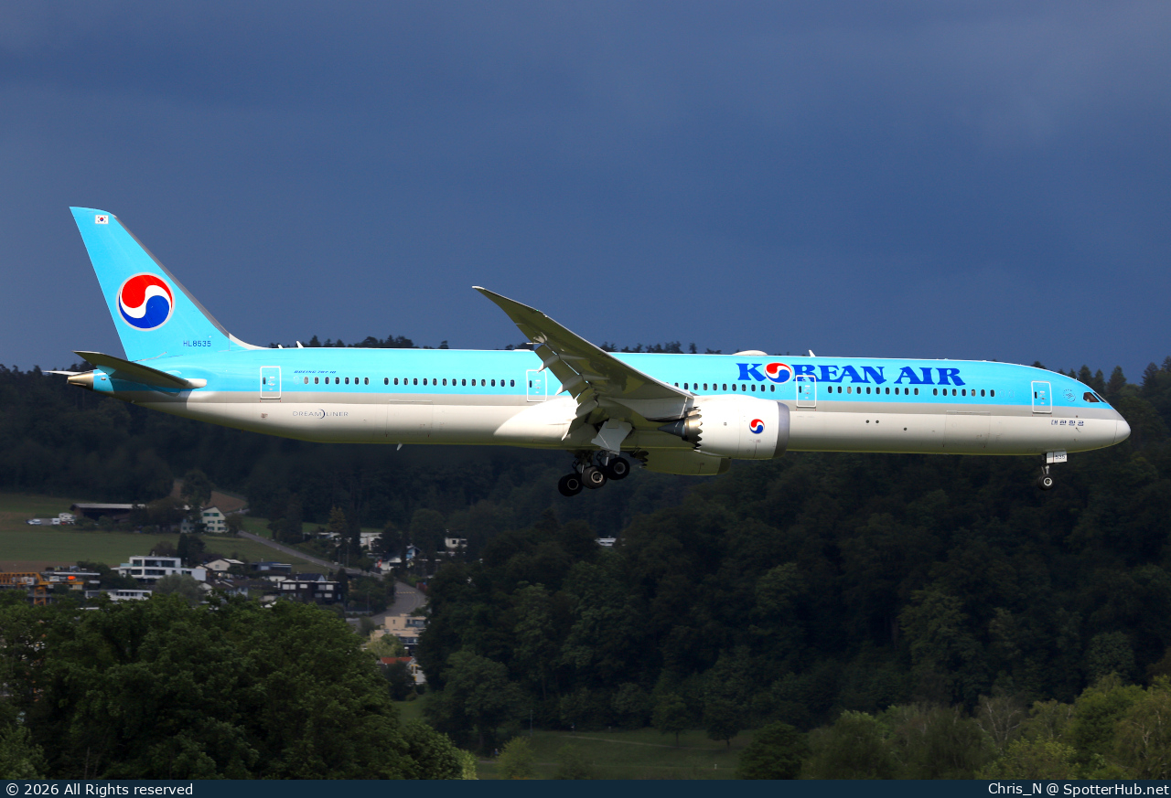 Photo of HL8535 - Boeing 787-10 Dreamliner operated by Korean Air