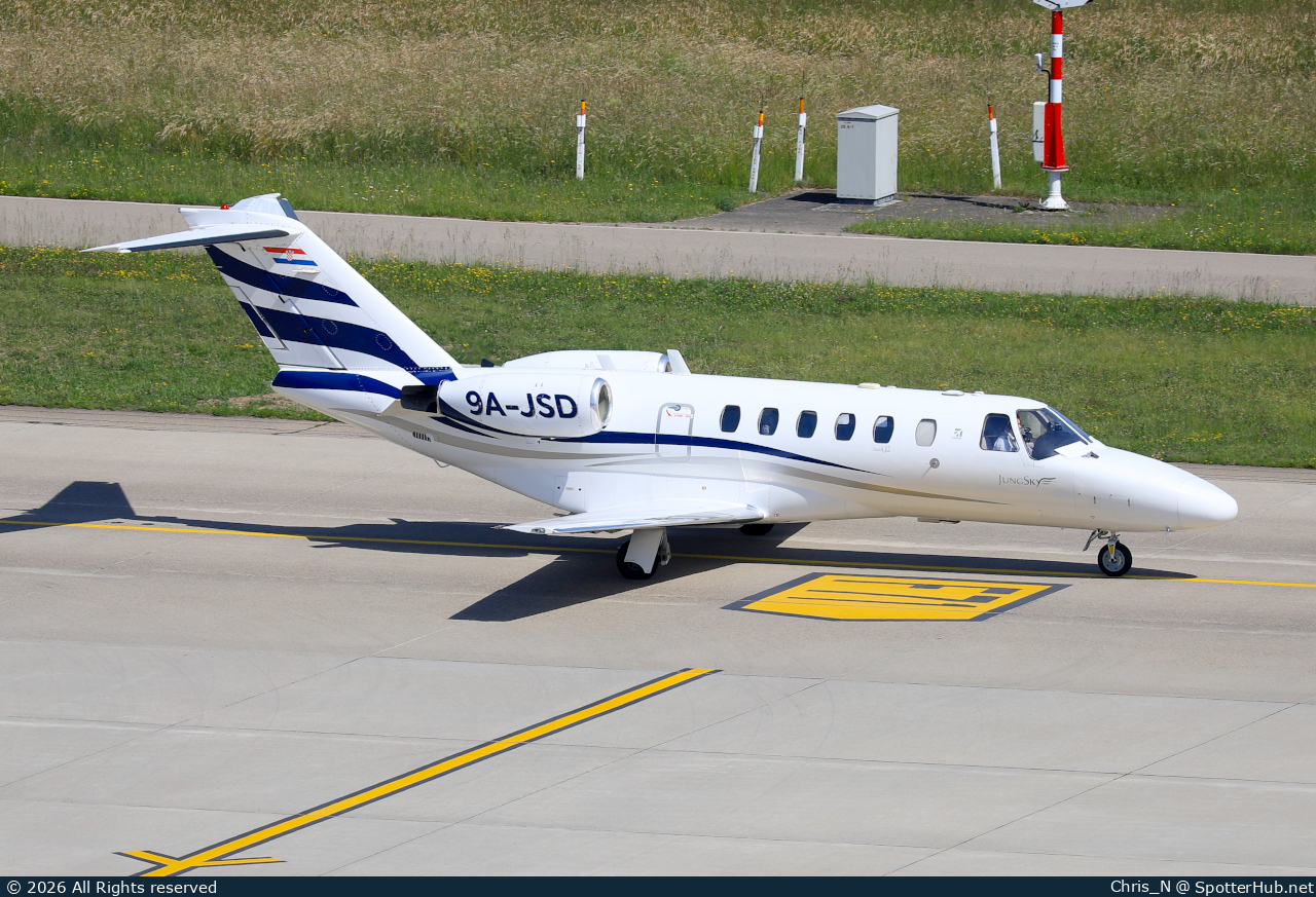 Photo of 9A-JSD - Cessna 525A CitationJet CJ2 operated by Jung Sky