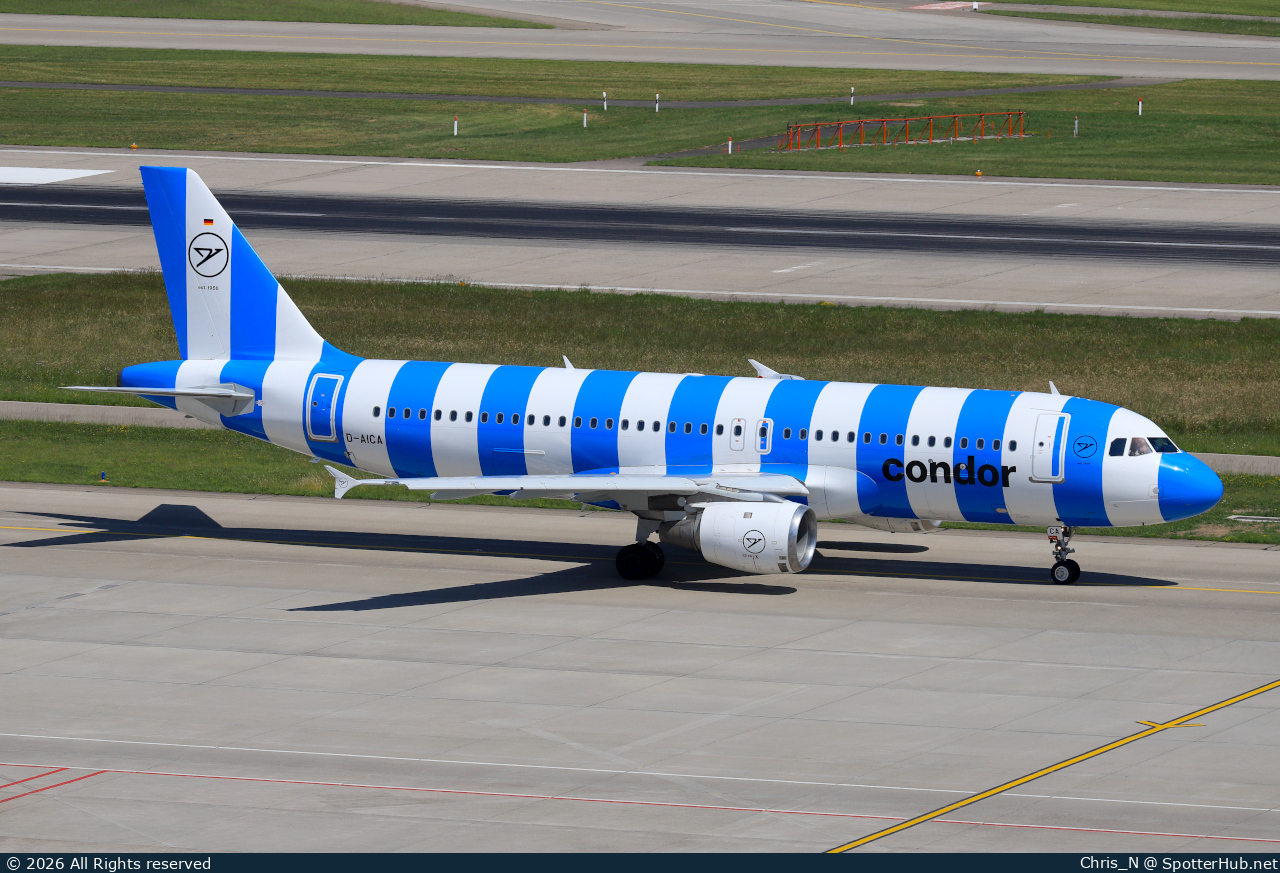 Photo of D-AICA - Airbus A320-212 operated by Condor