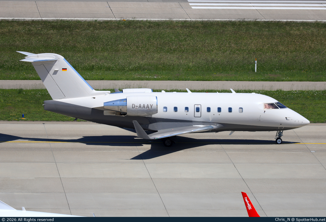 Photo of D-AAAY - Bombardier Challenger 604 operated by Air Independence